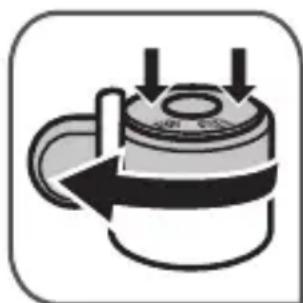 TEFAL Clipsominut' Easy P46207 - Per montare la valvola di funzionamento: - 2