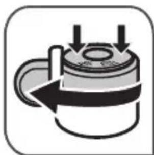 TEFAL Clipsominut' Easy P46207 - Käyttoventtiilin (A) paikalleen asettaminen: - 2