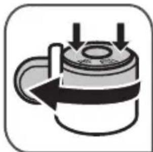 TEFAL Clipsominut' Easy P46207 - Retirar e colocar a valvula de funciona (A) - 1