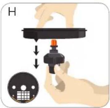 BLACK & DECKER FP6000 - USO DEL DISCO PARA CORTAR CUBITOS (NARANJA) - 2