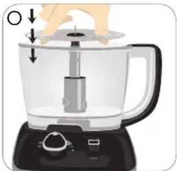 BLACK & DECKER FP6000 - UTILISATION DU DISQUE DÉCHIQUETEUR DANS LE GRAND BOL - 2