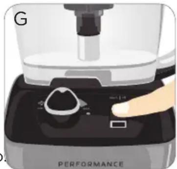 BLACK & DECKER FP6000 - DIAL DE VELOCIDAD AJUSTABLE - 3