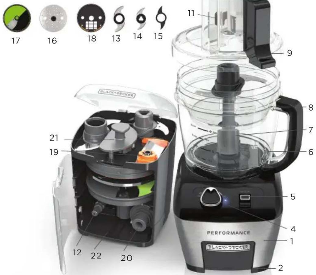 BLACK & DECKER FP6000 - CORDON - 1