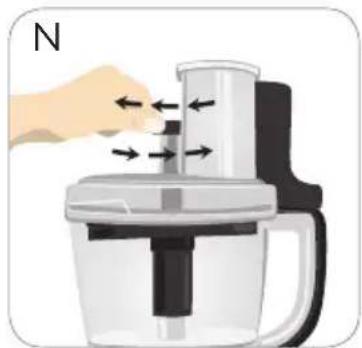 BLACK & DECKER FP6000 - USING THE SLICING DISK (GREEN) - 2