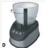 BLACK & DECKER FP2500C - COMMENT VERROULLER EN PLACE LE BOL : - 1