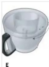 BLACK & DECKER FP2500C - COMMENT VERROULLER EN PLACE LE BOL : - 2