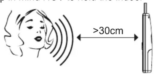 ALECTO ADI250 - After accepting the call (max. 1 minute): - 1