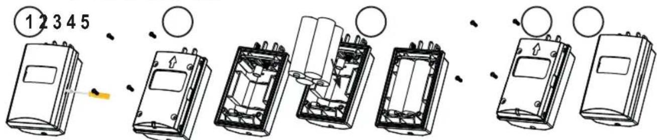ALECTO ADI250 - Batterijen: (formaat AA, penlite LR-6, 1.5V, 4x, exclusief) - 2