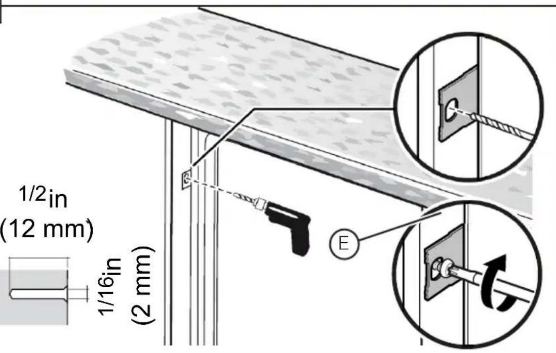 BOSCH SHP878ZP5N - Securing the Dishwasher - 2