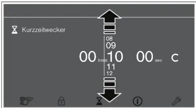 GAGGENAU CX480100 - Dauer einstellen - 1