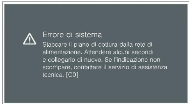 GAGGENAU CX480100 - Messaggi di erreore - 1
