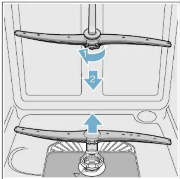 BOSCH SHXM4AY56N - Bras gicleurs - 1