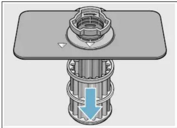 BOSCH SHXM4AY56N - Pour vérifier ou nettoyer le système de filtration : - 2