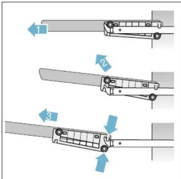 BOSCH SHXM4AY56N - Removing third rack 21 - 1
