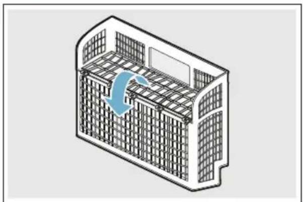 BOSCH SHXM63W55N - Long silverware basket - 1