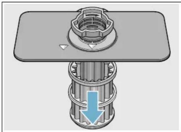 BOSCH SHXM63W55N - Pour vérifier ou nettoyer le système de filtration : - 2