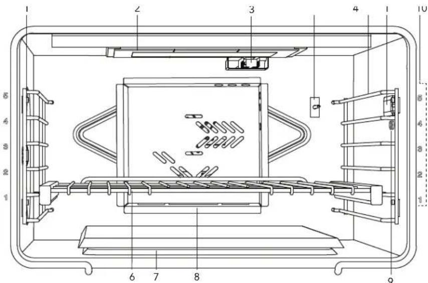 THERMADOR PRG486WDG - Interior delorno de gas - 2