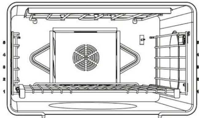 THERMADOR PRG486WDG - Oven rack positions - 1