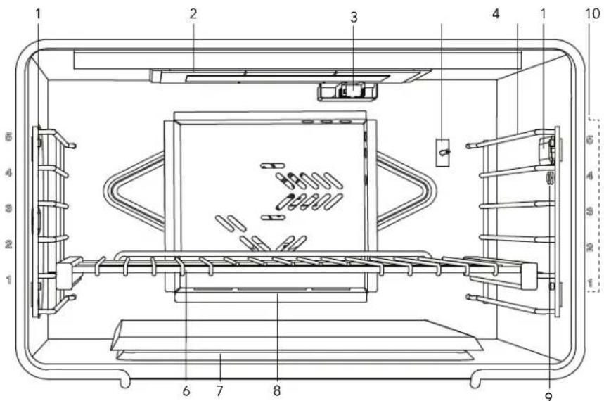 THERMADOR PRG486WDH - Interior delorno de gas - 2