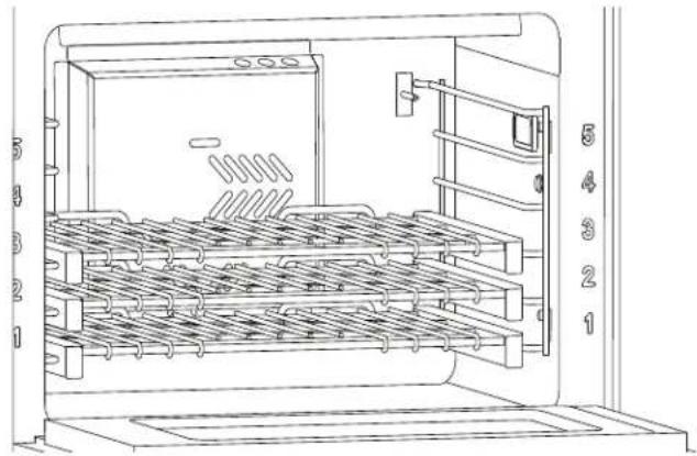 THERMADOR PRG486WDH - Oven rack positions - 1