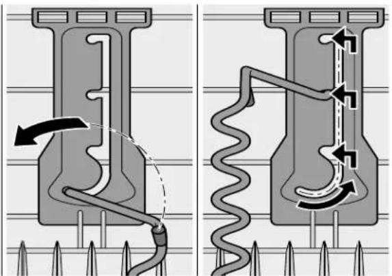 THERMADOR DWHD771WPR - Adjusting the glassware supports - 1
