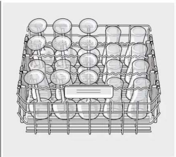 THERMADOR DWHD771WPR - Loading with mixed glassware - 1