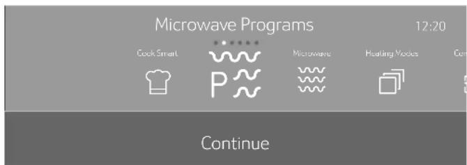 THERMADOR MC30WS - Setting a Microwave Program - 1