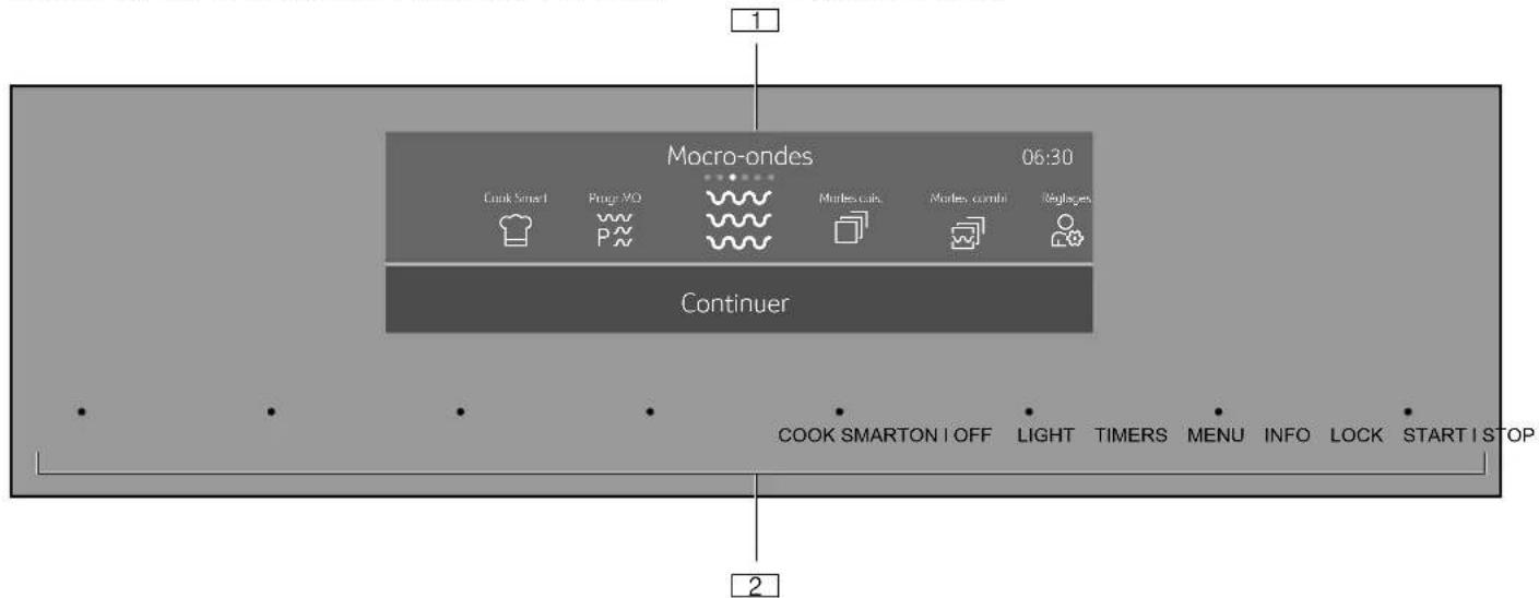 THERMADOR MC30WS - Panneau de commande - 1