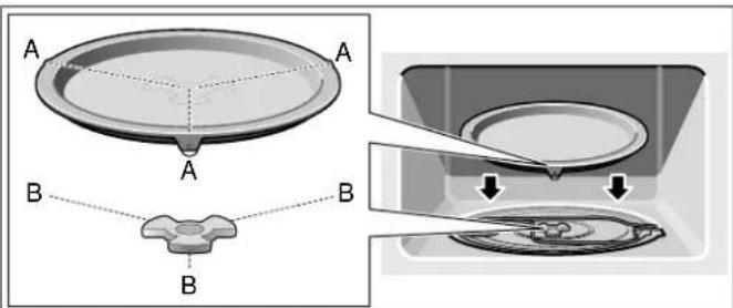 THERMADOR MC30WP - How to install the turntable - 1