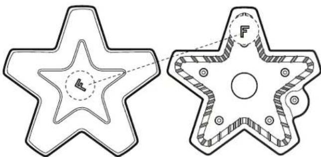 THERMADOR PCG364WL - Brûleurs STAR® scellés - 1