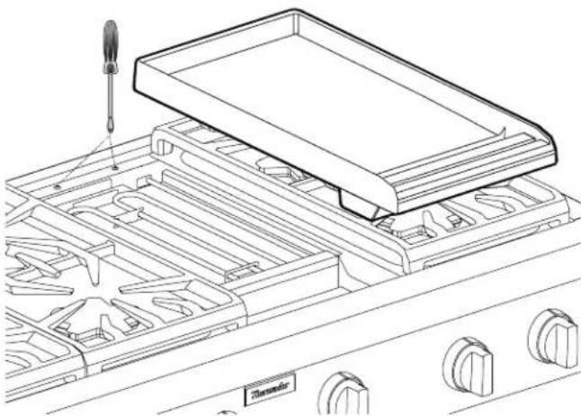 THERMADOR PCG364WL - Preparación de la plancha - 1