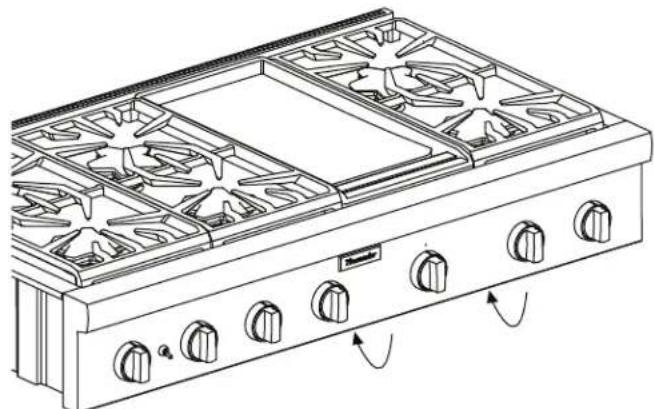 THERMADOR PCG364WL - Étiquette de service - 1