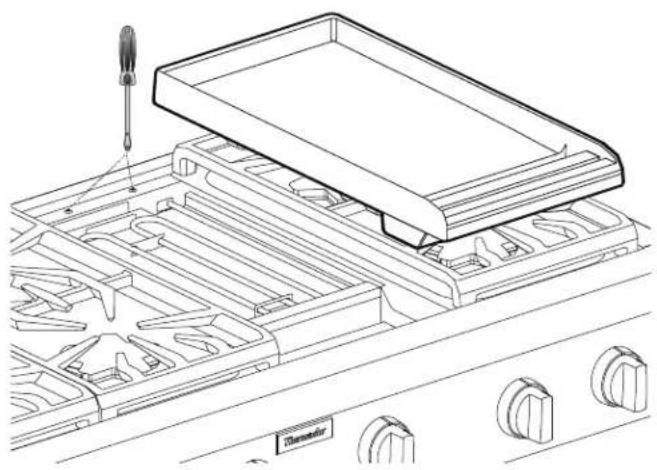 THERMADOR PCG364WL - Préparation de la plaque - 1