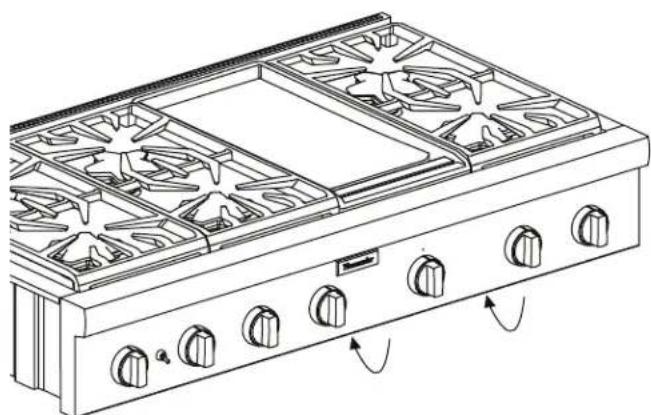 THERMADOR PCG305W - Étiquette de service - 1