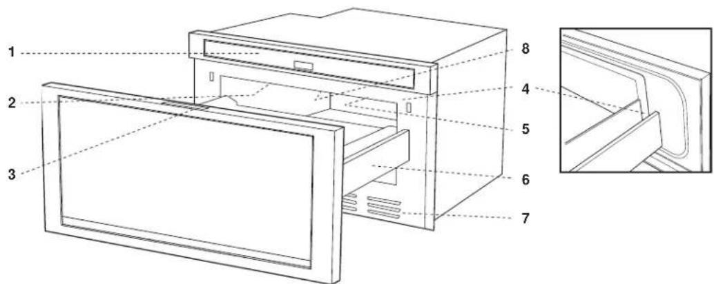 THERMADOR MD24WS - Part Names - 1
