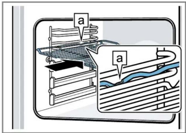 THERMADOR MEDS301WS - Inserting the wire rack - 1