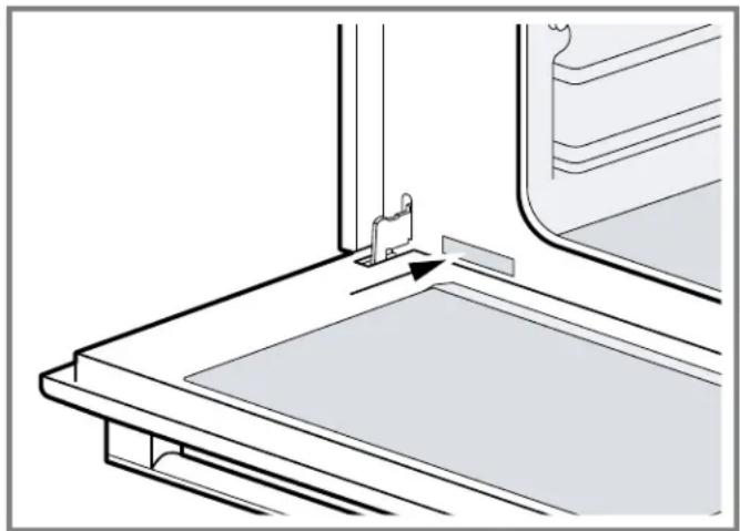 THERMADOR MEDS301WS - Steam convection oven rating plate - 1