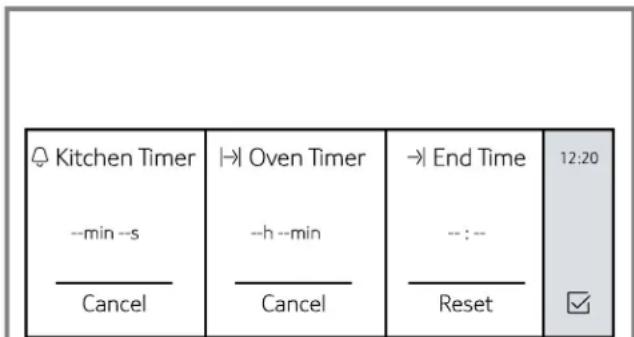 THERMADOR MEDS301WS - Setting the oven timer - 1