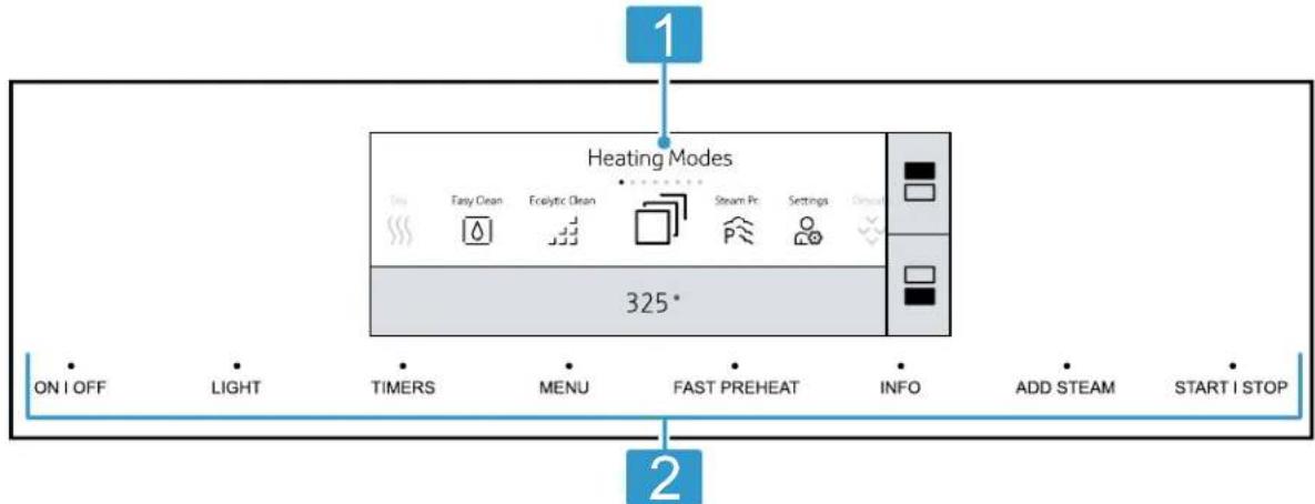 THERMADOR MEDS301WS - Control panel - 1