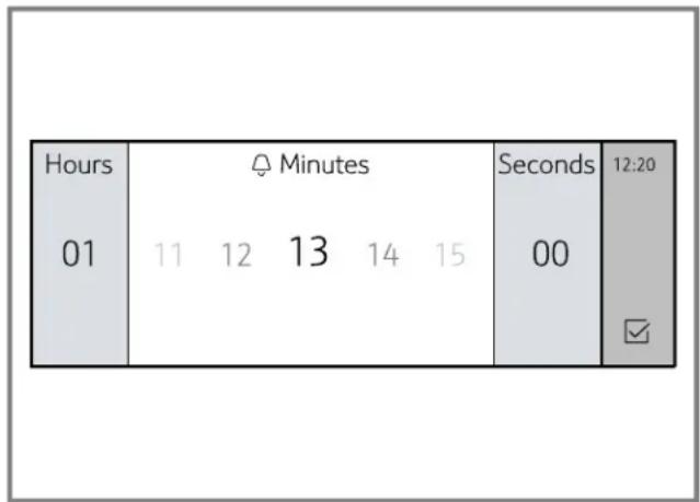 THERMADOR MEDS301WS - Setting the kitchen timer - 1
