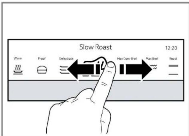 THERMADOR MEDS301WS - Operating the full-touch display - 2