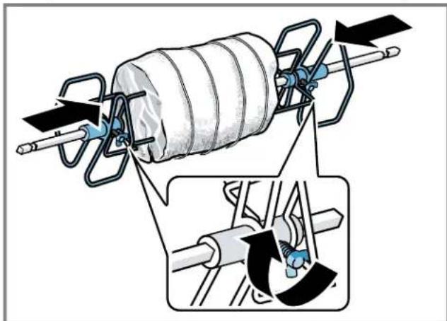 THERMADOR MEDS301WS - Assembling the rotisserie - 2