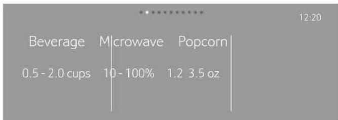 THERMADOR MB30WP - Setting the microwave - 1