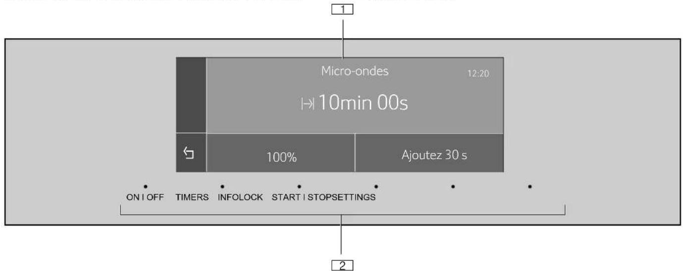 THERMADOR MB30WP - Panneau de commande - 1