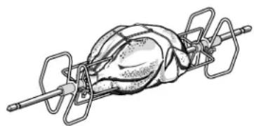 THERMADOR MED301RWS - Brider la volaille pour la rôtisserie - 5