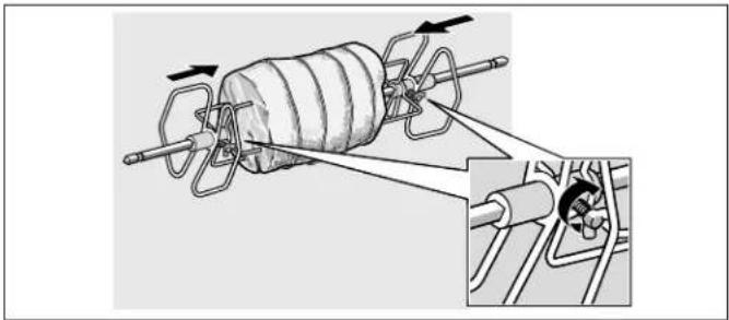 THERMADOR MED301RWS - Assembling the Rotisserie: - 2