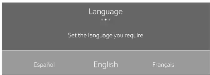 THERMADOR MED301RWS - Setting the language - 2