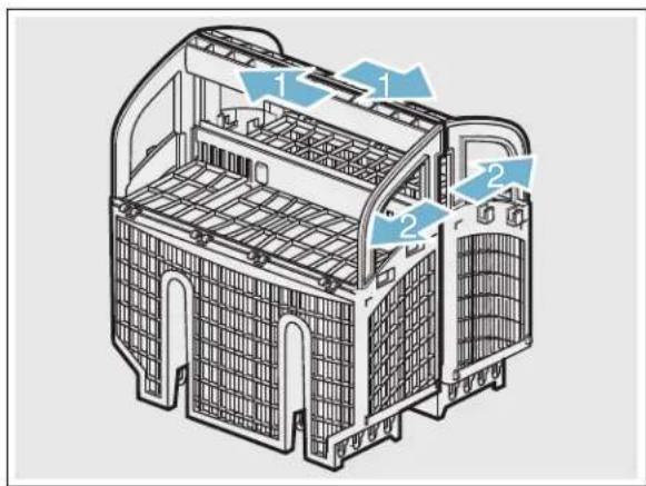 THERMADOR DWHD650WFM - Le panier à ustensiles Double Flex * - 2