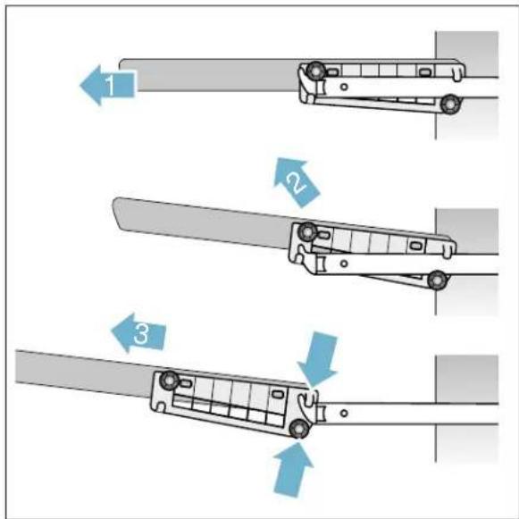 THERMADOR DWHD650WFM - Removing third rack 21 - 1