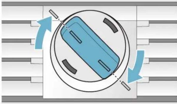 THERMADOR T24IF900SP - Changing the water filter or replacing with a particle filter - 1